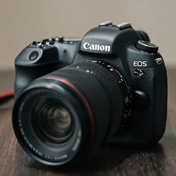Extremely grainy photograph of a. Canon EOS R3
