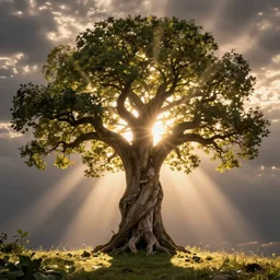 a tree which resembles a man, fantasy