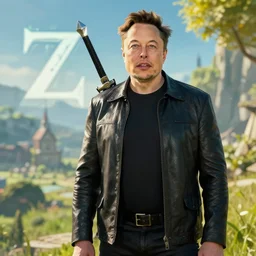 Elon Musk in Breath of the Wild