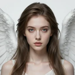 perfectly - centered close - up portrait - photograph of angel of death, the perfect human female specimen, intricate, elegant, super highly detailed, professional digital painting, artstation, concept art, smooth, sharp focus, no blur, no dof, extreme illustration, unreal engine 5, 8 k, by anne stokes