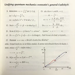 mathemathic equations explaining and disproving quantum gravity while also unifying quantum mechanics with einstein's general relativity, detailed with proof and calculations, graphs are ok