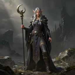 female gnome sorcerer dungeons and dragons concept art