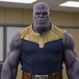 film still of thanos as a white man in The Office (2002)