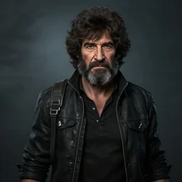 Portrait of Bob Ross in Gears of War, gloomy unreal engine 5 render