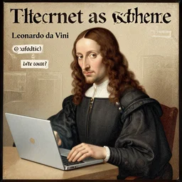 The Internet as a scheme, by Leonardo da Vinci