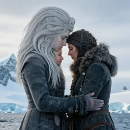 idyllic masterpiece mythos of unconditional love of the mother Antarctica, cinematic, establishing shot, extremely high detail, photorealistic, cinematic lighting, intricate line drawings, 8k resolution