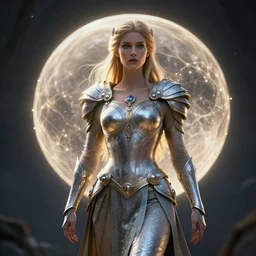 valkyrie, norse goddess, volumetric light, global illumination, by karol bak, by lisa frank