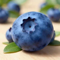 Violet Beauregard as a blueberry