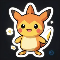 cute miss mascot sancoki sancoki shellos pokemon sticker art, cronobreaker, beeple game icon