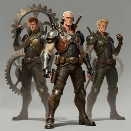 steampunk stan lee, greg rutkowski, artgerm, cinematic, smoke, gears, artstation, fantasy