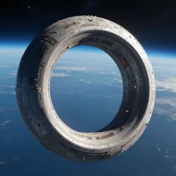 intergalactic stargate portal on a planet with a ocean in the background, trending on artstation, unreal, highly detailed