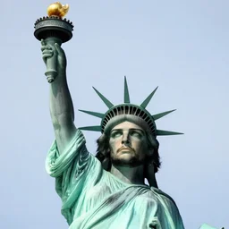 Che Guevara as the Statue of Liberty