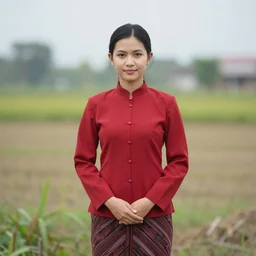 ada wong, portrait, countryside background