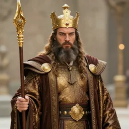 a bearded king from the movie the fifth element