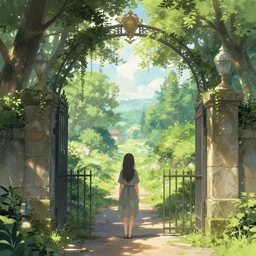 gate to an unheavenly paradise, in the style of anne stokes, ayami kojima, kentaro miura and silent hill, winged skeleton angels, colorized, full of details