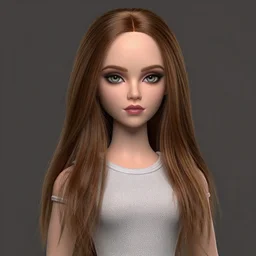 cara delevingne as a mark ryden doll, detailed digital art, trending on Artstation
