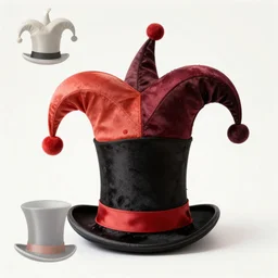 clothing concept ideas, jester's top hat