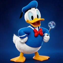 donald duck starring in a marvel blockbuster, movie poster