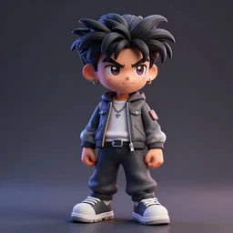 ! dream lil peep, a 3 d render by akira toriyama, trending on zbrush central, computer art, rendered in cinema 4 d, rendered in maya, rendered in unreal engine,