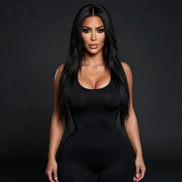 hyperrealistic full body image of Kim kardashian, stunning 3d render inspired art by István Sándorfi and Greg Rutkowski, perfect facial symmetry, realistic, highly detailed attributes and atmosphere, dim volumetric cinematic lighting, 8k octane extremely hyper-detailed render, post-processing, masterpiece