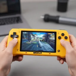 handheld dewalt videogame console console