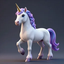 unicorn on a lunarpunk biome, au naturel, hyper detailed, digital art, trending in artstation, cinematic lighting, studio quality, smooth render, unreal engine 5 rendered, octane rendered, art style by pixar dreamworks warner bros disney riot games and arcane.