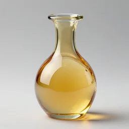 unfinished klein bottle sculptural, chroma spectrum, golden colors, glassy, reflective and refractive, glass bubbles
