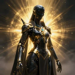 a darks sci fi portrait of an elegant biomechanical shadow priest, cinematic lighting, smooth, high detail, complex shapes, unreal engine, octane render, by blizzard studios, golden rule, sense of action, fog volumes, orton effect, vivid color glow, post processing, cgsociety