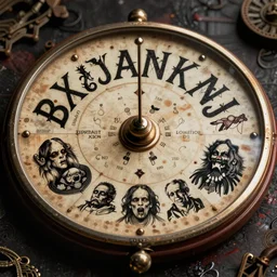 an old ouija board, horror art by beksinski and szukalski and giger and and pyromallis and dzo and iris compiet and seb mckinnon and, digital art, highly detailed, intricate, sharp focus, trending on artstation hq, deviantart, pinterest, unreal engine 5, 4 k uhd image