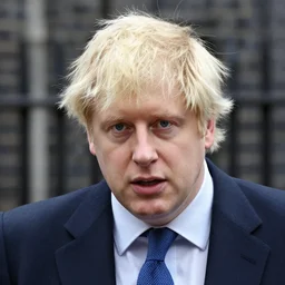 Boris Johnson bald