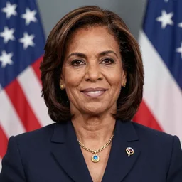 portrait of the first female president of the united states, award winning photograph