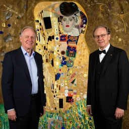 Richard Schmid and Jeremy Lipking and Gustav Klimt portrait painting of a young beautiful woman priestess victorian orientalist in elaborate costume
