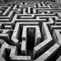 an endless maze of sewer tunnels
