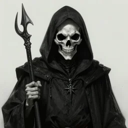hyper detailed ultra sharp photorealistic portrait of grim reaper death, somber gothic aesthetic, masterpiece, elite, illustration, art by melissa houpert, felix englund, greg rutkowski, organic matte painting, bleak color palette, hard edges, smooth, artstation trending 8 k