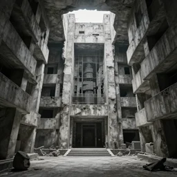 The unkown underground temple, Shinji Kimura, brutalism, featured on Artstation, 8K