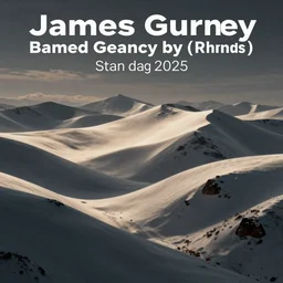 a brilliant landscape, in the style of james gurney, by rhads