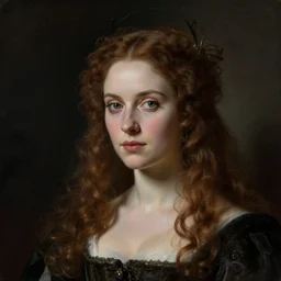 gothic princess portrait by william - adolphe bouguerea, highly detailded