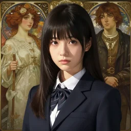 “ realistic pictures, real actor miyazaki aoi in school uniform, light and shadow effects, intricate, highly detailed, art station, smooth, sharp focus, illustration, advanced digital anime art, atmospheric lighting, detailed face, stanley artgerm lau, wlop, rossdraws, art by artgerm and greg rutkowski and alphonse mucha and william - adolphe bouguereau, craig mullins, j. c. leyendecker ”