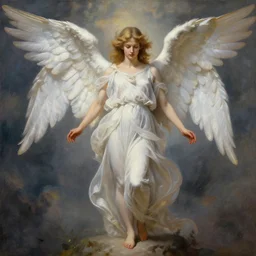 A extremely beautiful highly detailed majestic angelic painting of lucifer by Maxence and Ross Tran and Michael Whelan,