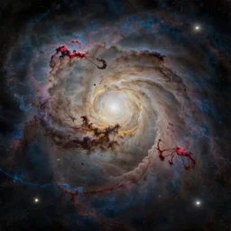 geometry will draw the soul toward the truth and create the spirit of philosophy, galactic nebula, surrealist oil painting