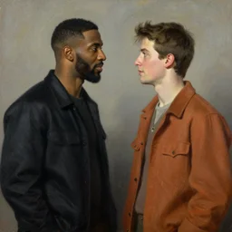 war between drake and josh, painting by gaston bussiere, craig mullins