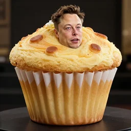 photo of elon musk cosplaying as a muffin costume, highly detailed, extremely high quality, hd, 4 k, 8 k, professional photographer, 4 0 mp, lifelike, top - rated, award winning, cinematic, realistic, detailed lighting, detailed shadows, sharp, no blur, edited, corrected, trending