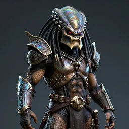a portrait of the predator fantasy character portrait, ultra realistic, cinematic, concept art, wide angle, intricate details, hologram, highly detailed by wayne barlowe,