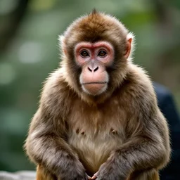 Robert de Niro as a monkey; bokeh, 90mm, f/1.4