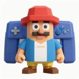 bob's burgers, nintendo 6 4 screenshot. low poly - c 3 0 - n 9 - s 1 5 0