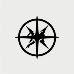 minimalistic logo okult design, advert