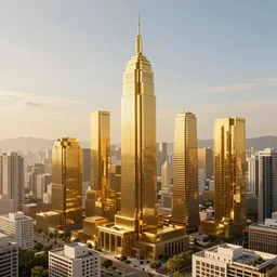 ultra realistic city of gold