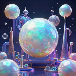 bubbles pearl opal dreamy funky by artstation, deviantart, artfol, artslant artbox, cgsociety, gfxartist, artful, zatista, artpal, instagram, blendernation, frank stella, beeple, giger, kopera, zawadzki, synth - wave, hyperrealism, futurism 4 k, octane render