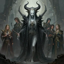 portrait shot of demonic ghost, a scenic dystopian environment, intricate, elegant, highly detailed, centered, digital painting, artstation, concept art, smooth, sharp focus, illustration, artgerm, tomasz alen kopera, peter mohrbacher, donato giancola, joseph christian leyendecker, wlop, boris vallejo