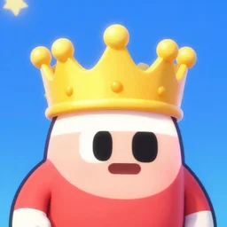 fall guys winning a crown